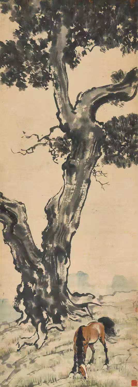 徐悲鸿（1895-1953） 柏阴真龙 598万成交