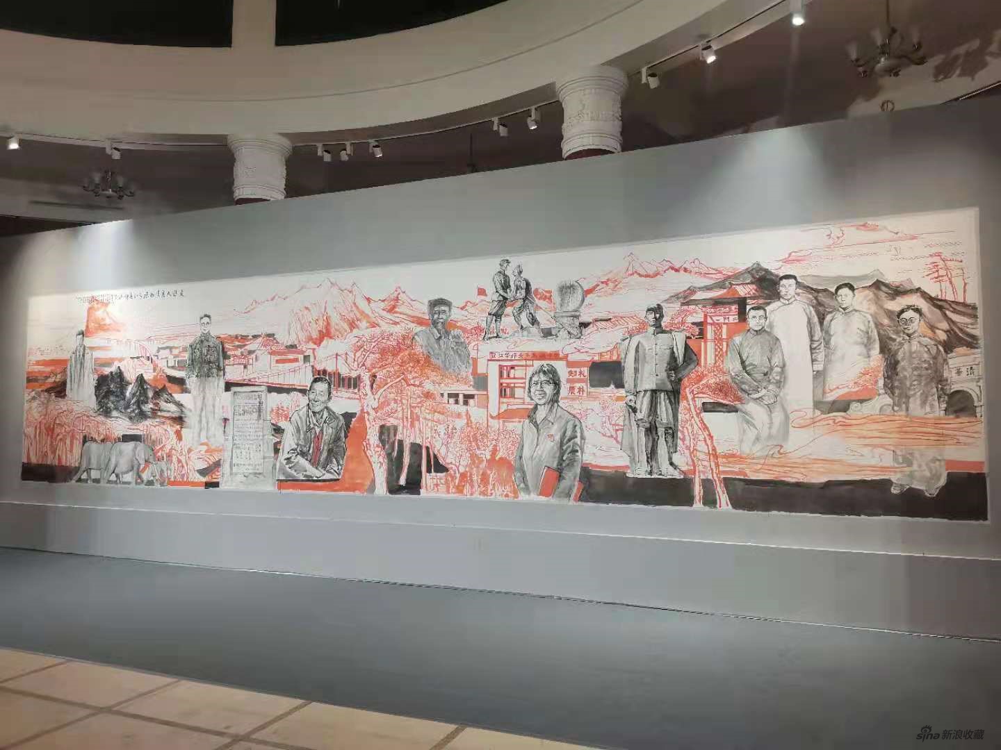 《走进大美滇西•探寻红色印迹》巨幅画作