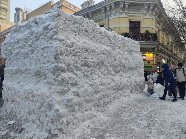 时光里丨哈尔滨雕雪人