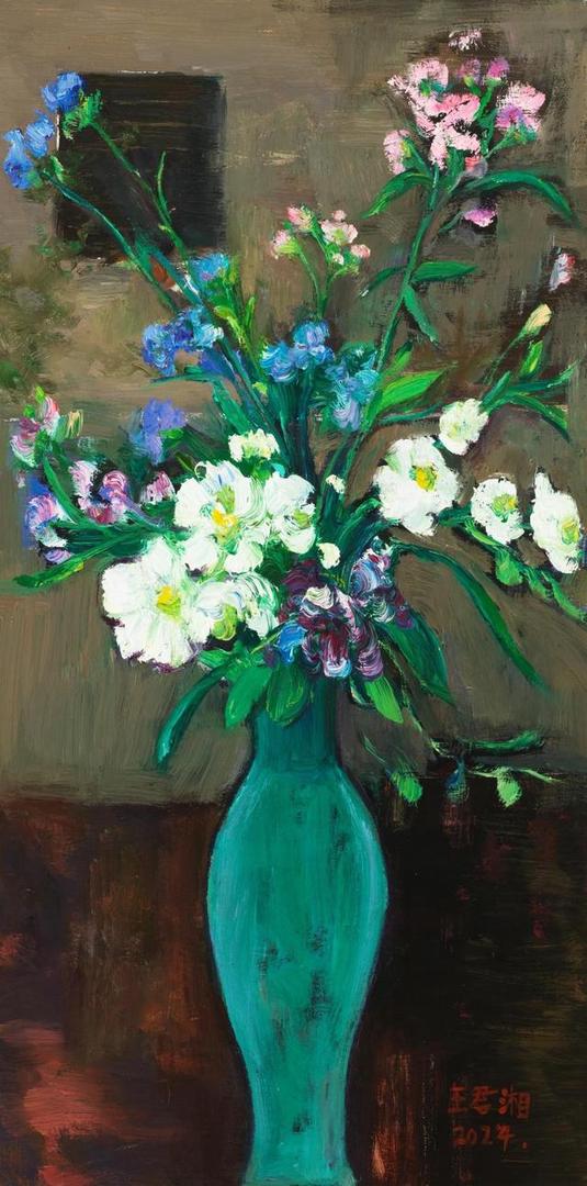 “心境四季——王忻、杨学光、刘桢、王军香油画作品展”开幕