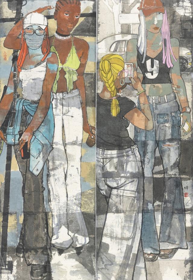 打开江南民俗时代画卷，“江南之春”美术作品展再回宝山