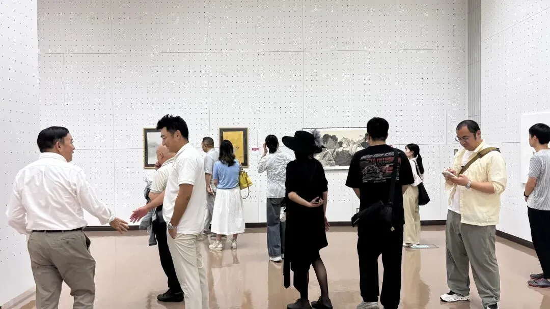 现场挥毫图片