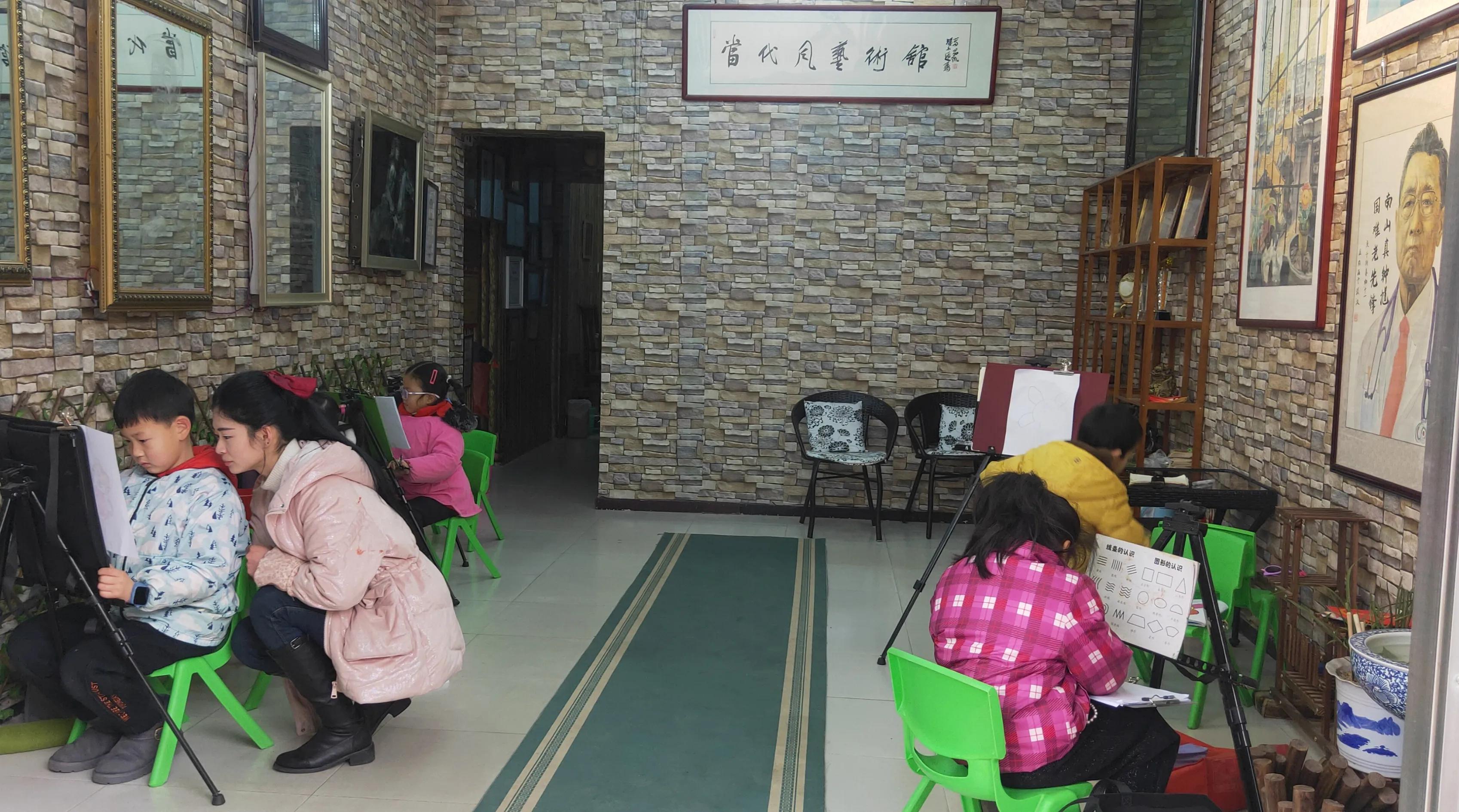 虎虎生风庆新年——当代风艺术馆小画家画虎贺岁活动小记