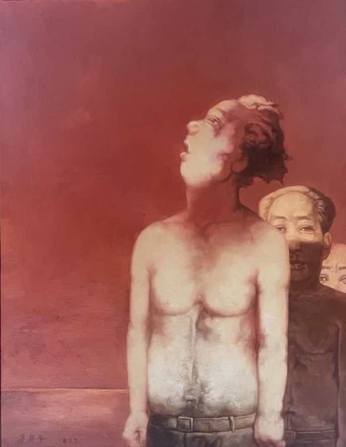 苏新平_《干杯系列》_146 x 115cm_油画_1997年