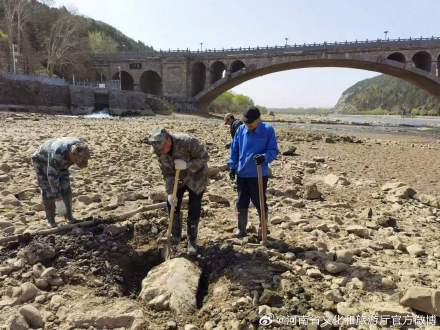 龙门石窟伊河段发现唐代菩萨半身像