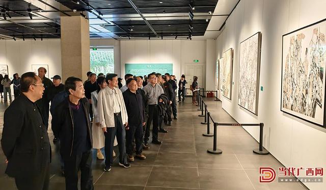 “自然的韵致——乔宜男中国画作品展”在广西书画院展出